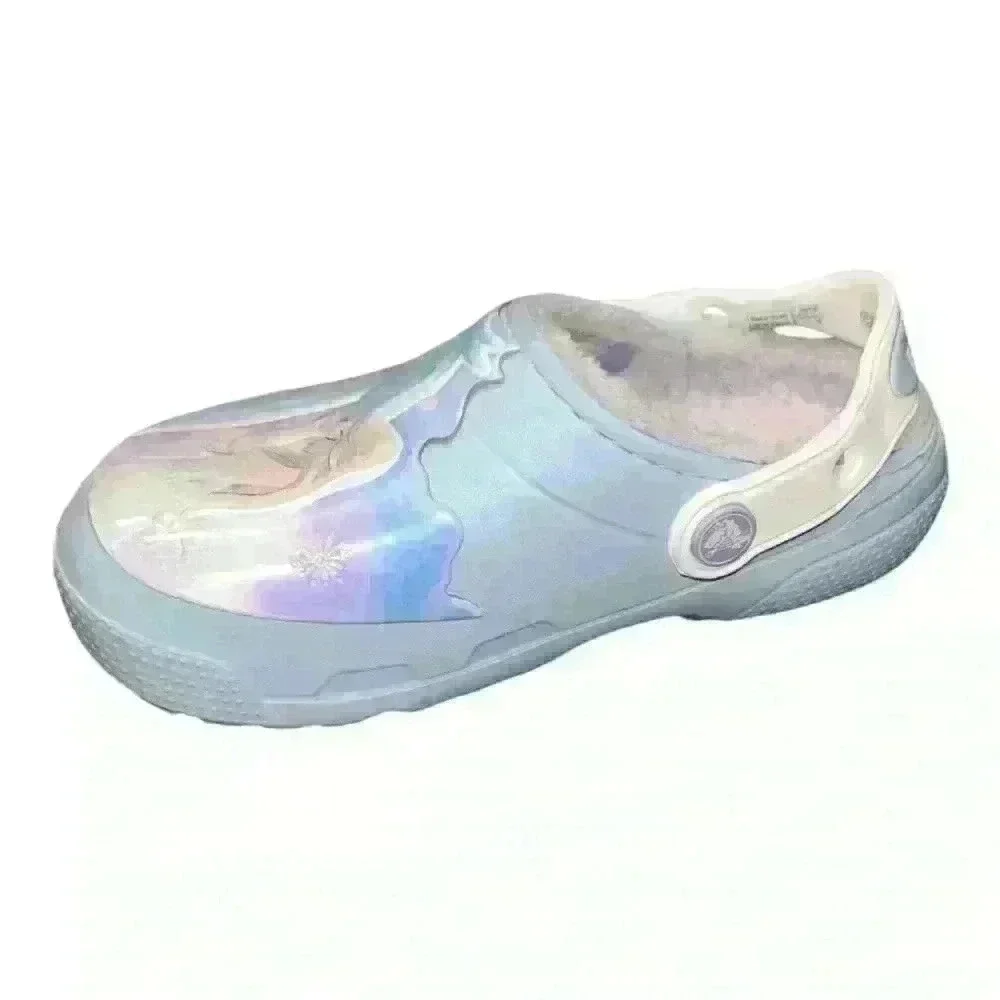 Crocs Fun Lab Little Kids Fur-Lined Disney Frozen II Clog - Size C12